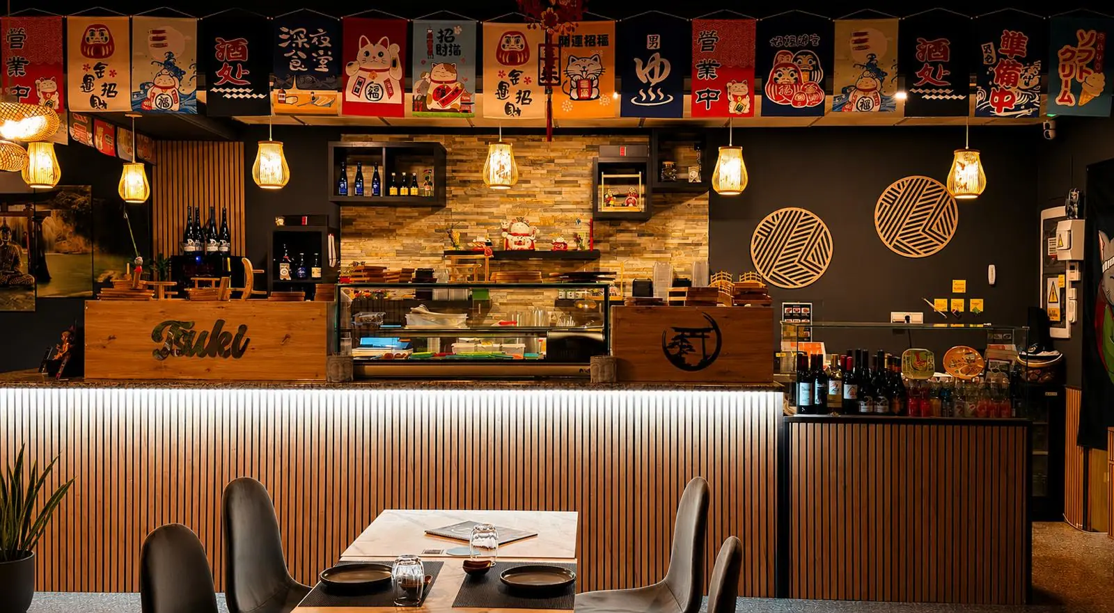 Ubicación y ambiente de restaurante Tsuki